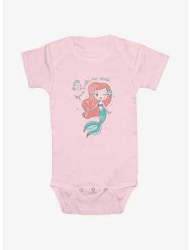 Disney The Little Mermaid Ariel You Make Me Smile Infant Bodysuit, , hi-res