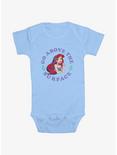 Disney The Little Mermaid Go Above The Surface Infant Bodysuit, LT BLUE, hi-res