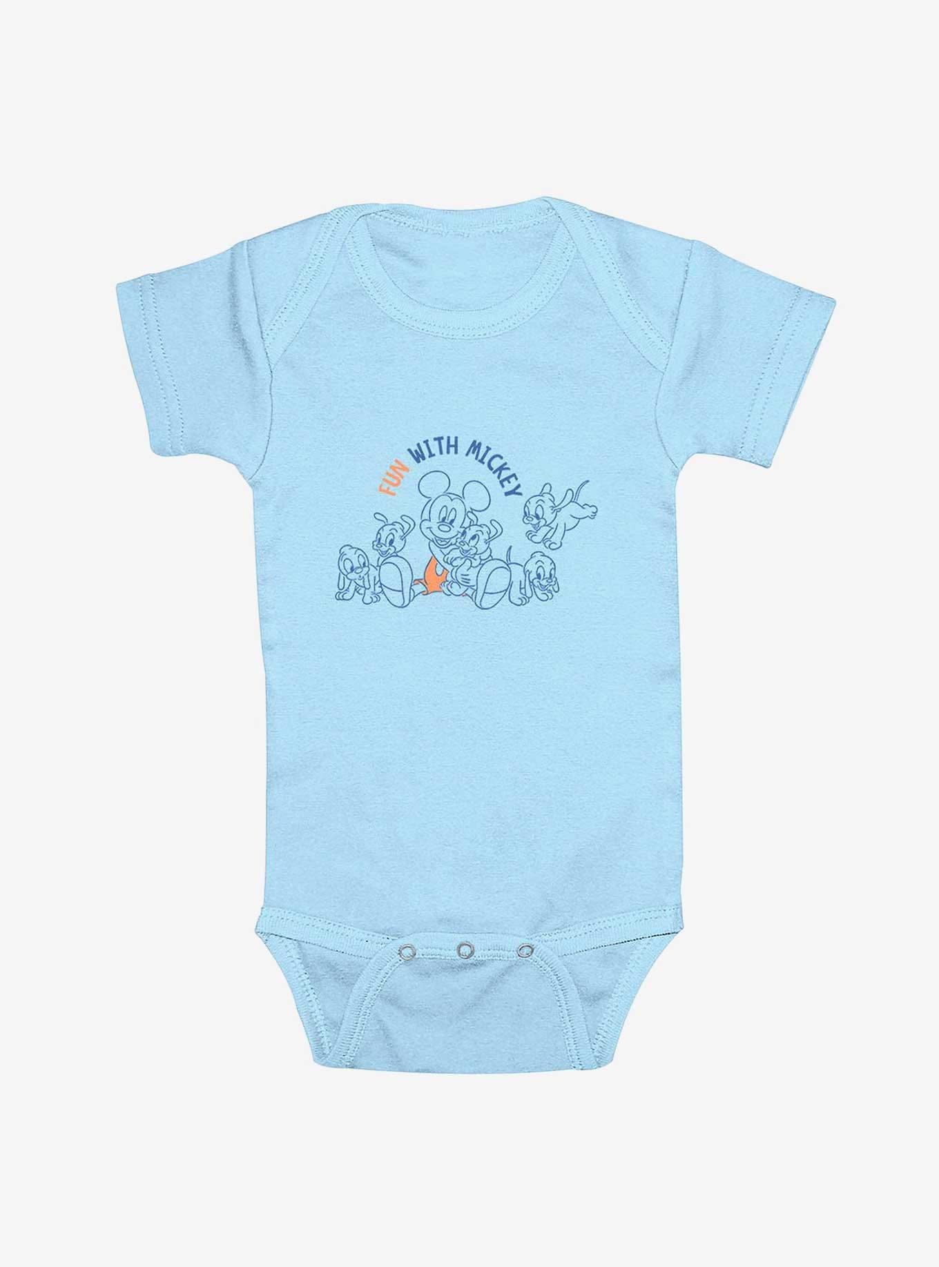 Disney Mickey Mouse Fun Pup Infant Bodysuit, , hi-res
