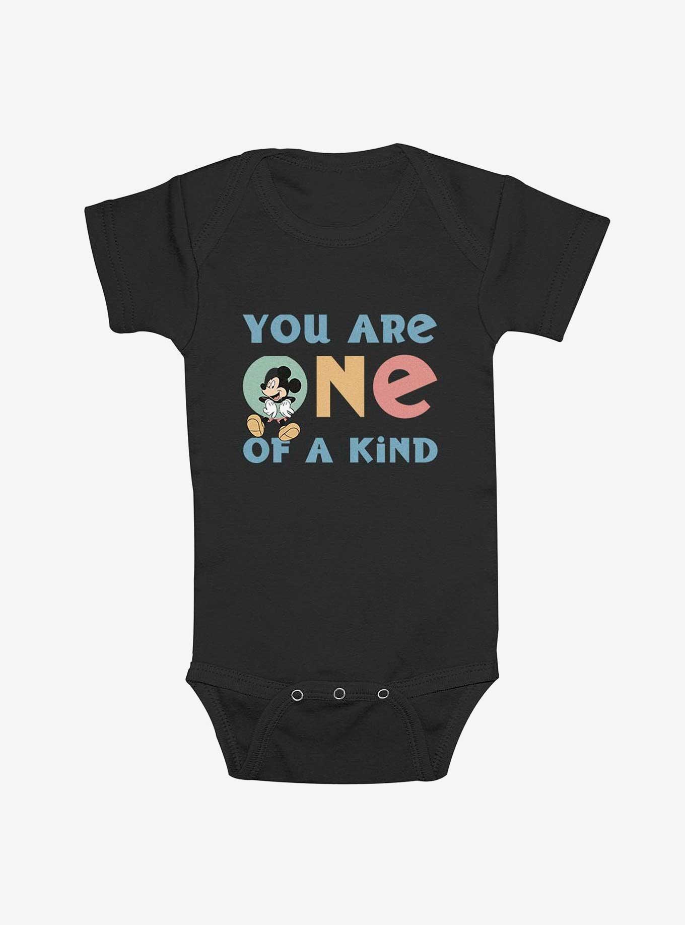Disney Mickey Mouse You Are One Of A Kind Infant Bodysuit, BLACK, hi-res