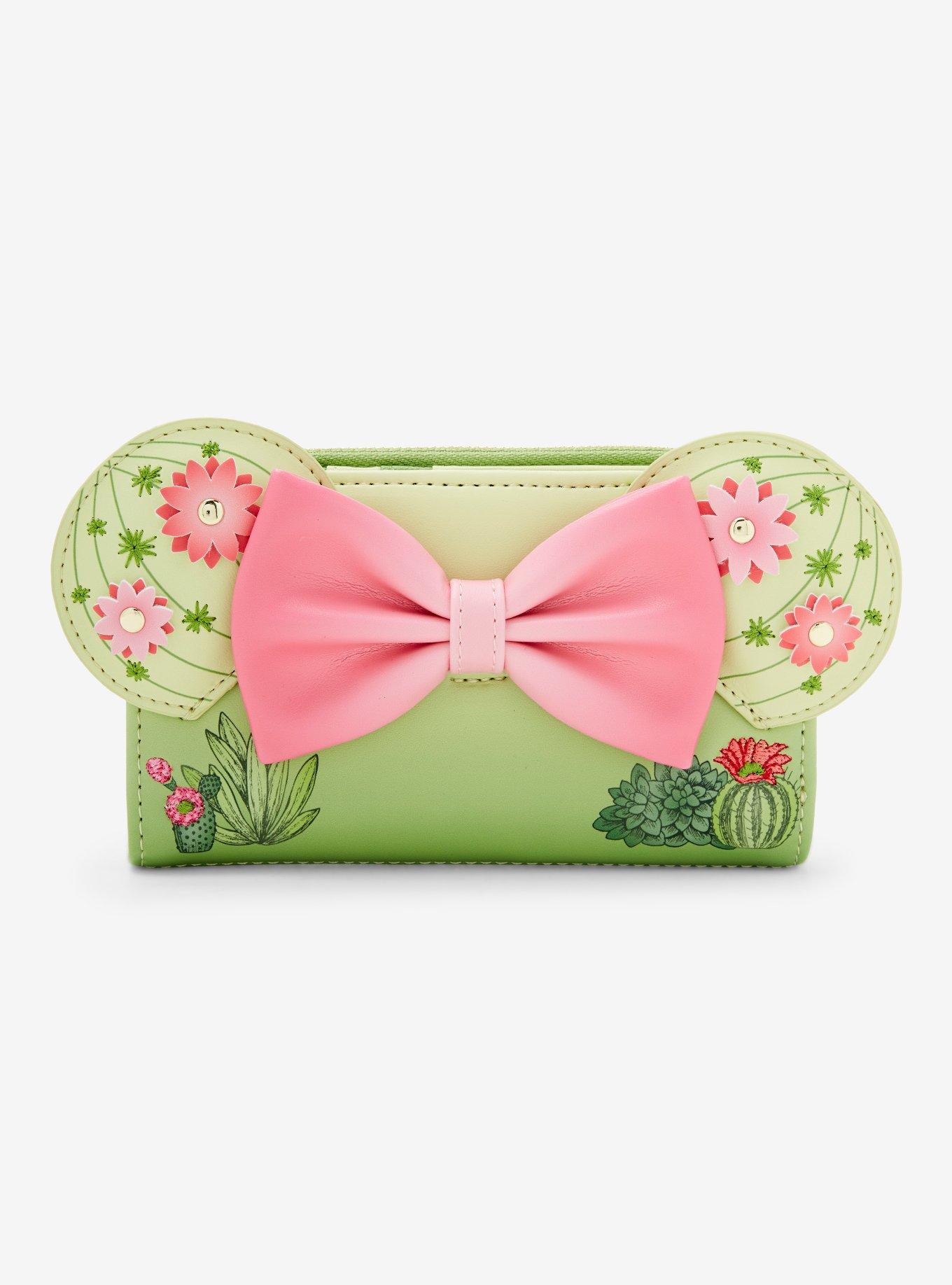 Loungefly Disney Minnie Mouse Cacti Ears Wallet - BoxLunch Exclusive, , hi-res