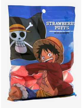 One Piece Luffy Strawberry Puffs Gummy Candy, , hi-res
