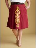 Her Universe Star Wars Queen Amidala Retro Skirt Plus Size Her Universe Exclusive, BURGUNDY, hi-res