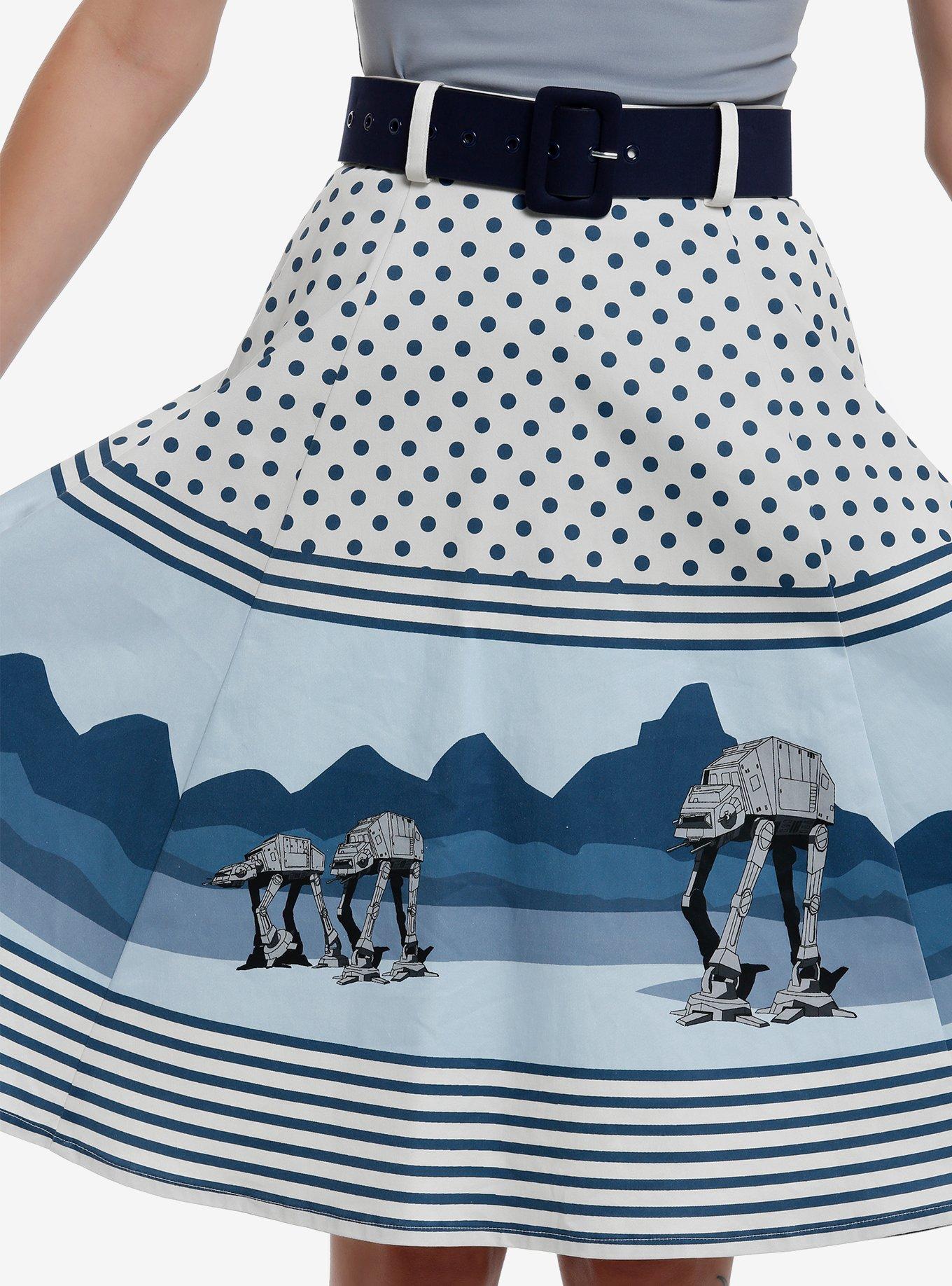 Her Universe Star Wars AT-AT Retro Skirt Her Universe Exclusive, MULTI, hi-res