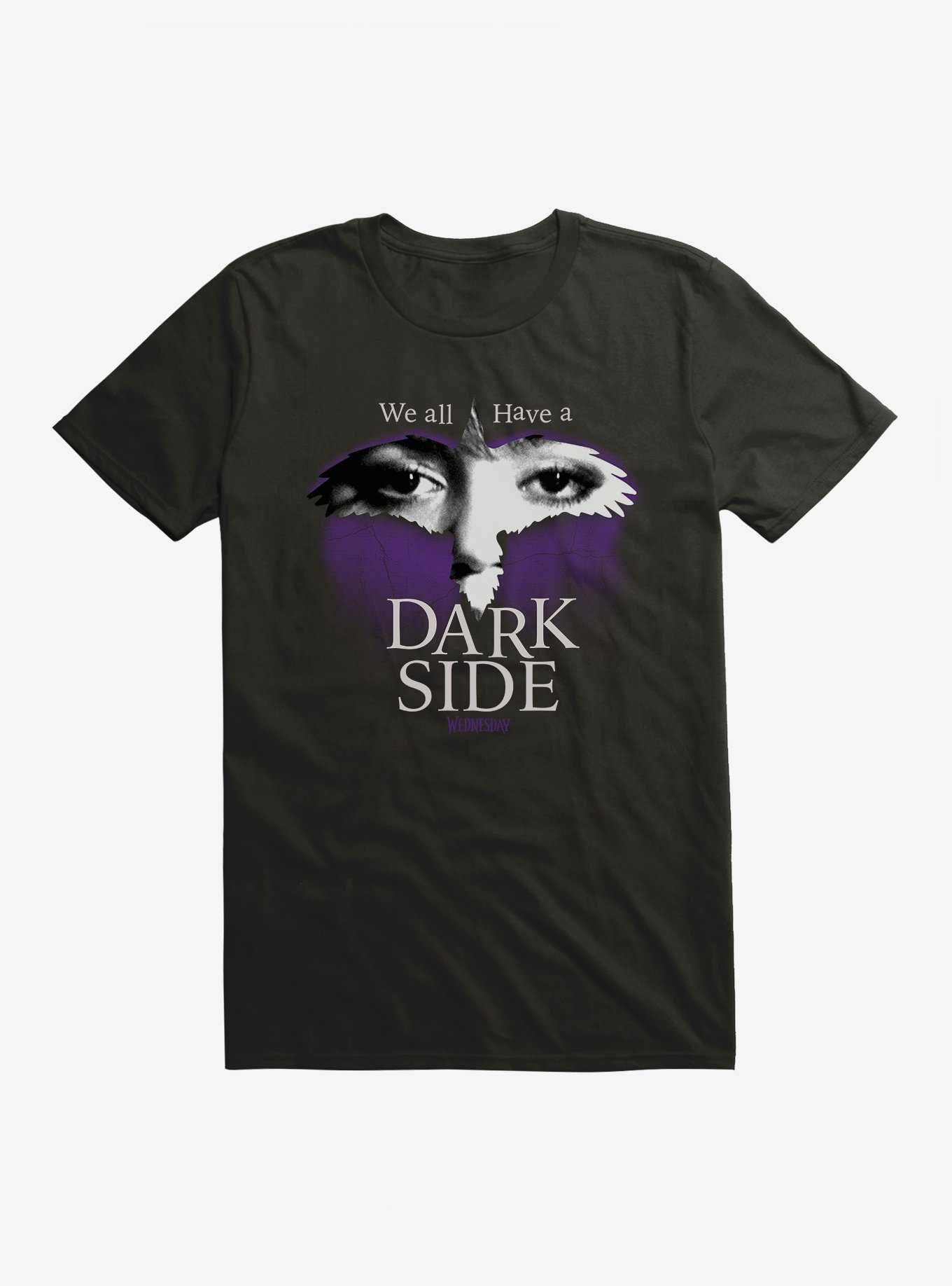 Wednesday We All Have A Dark Side T-Shirt, , hi-res