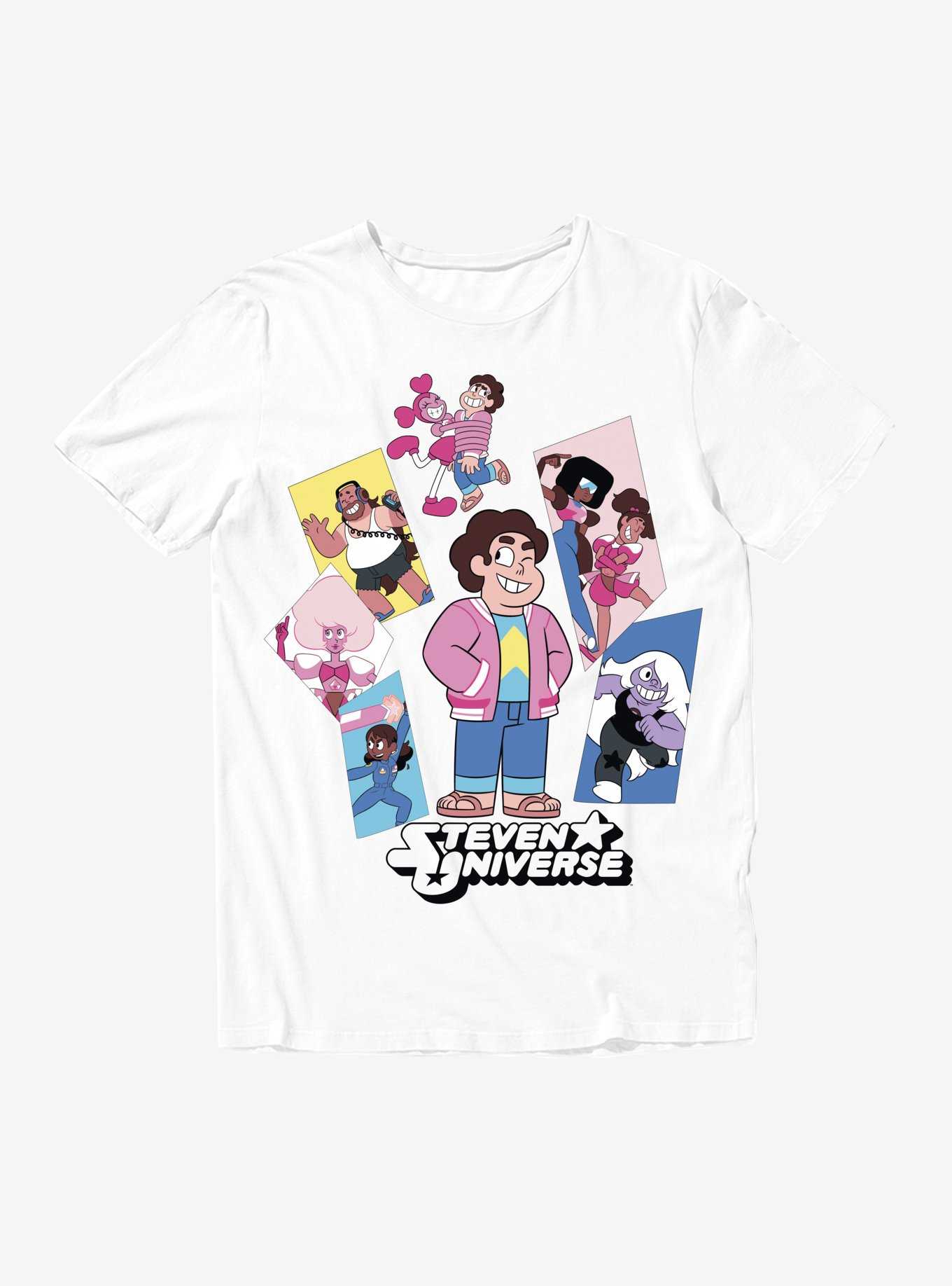 Steven Universe Character Panel Boyfriend Fit Girls T-Shirt, , hi-res