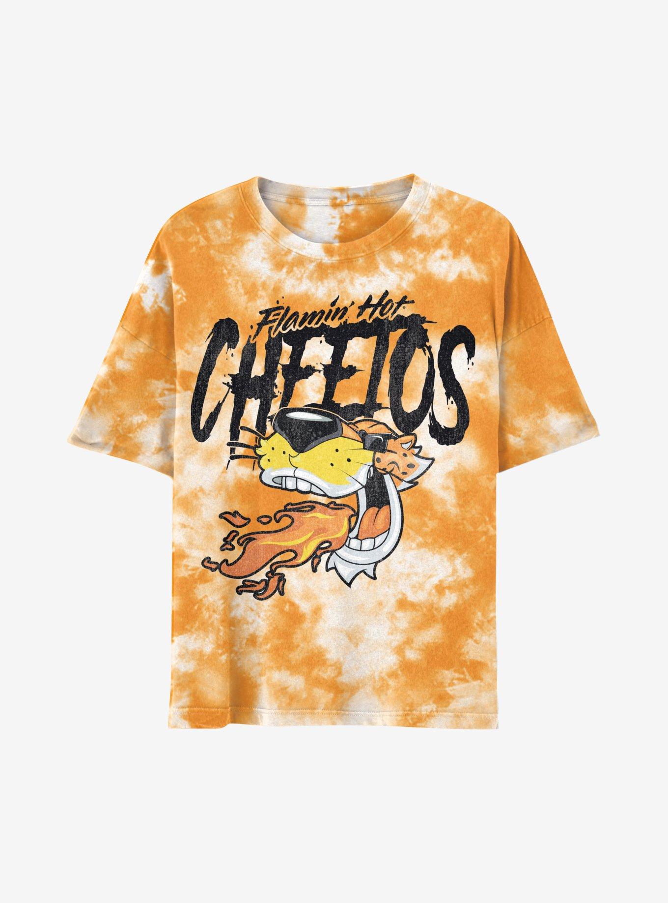 Flamin' Hot Cheetos Tie-Dye Boyfriend Fit Girls T-Shirt