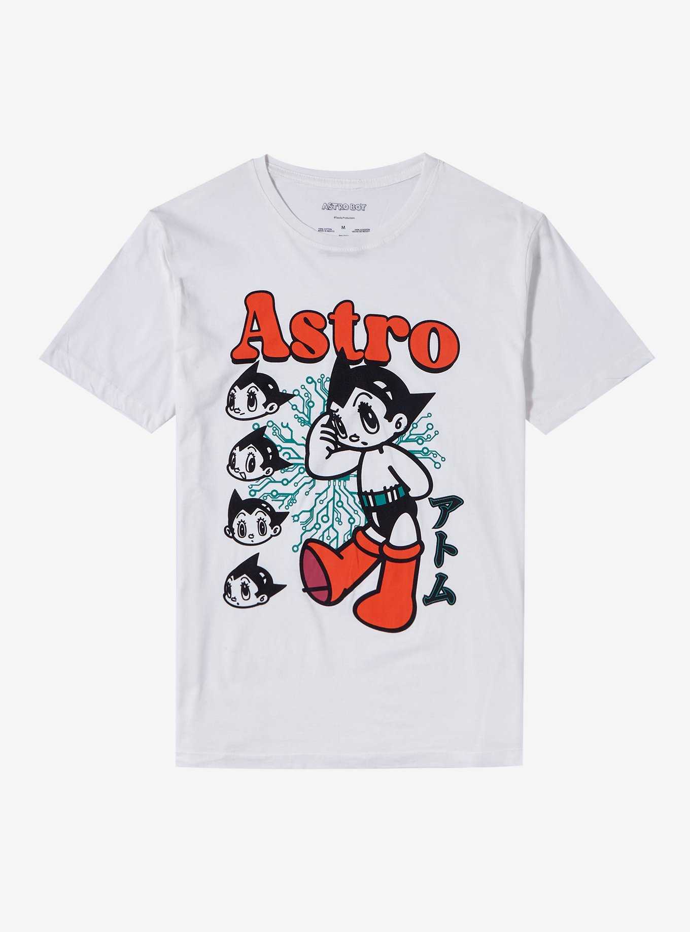 Astro Boy Heads Boyfriend Fit Girls T-Shirt, , hi-res