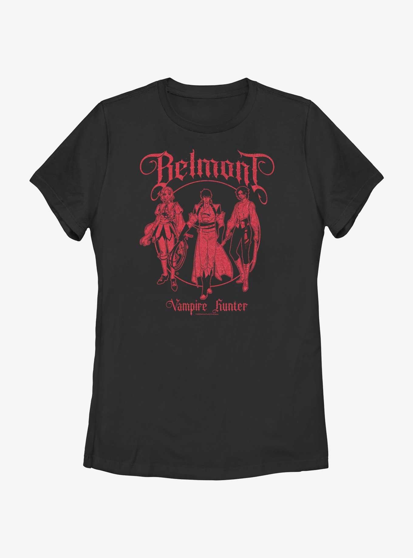 Castlevania: Nocturne Belmont Vampire Hunters Womens T-Shirt, , hi-res