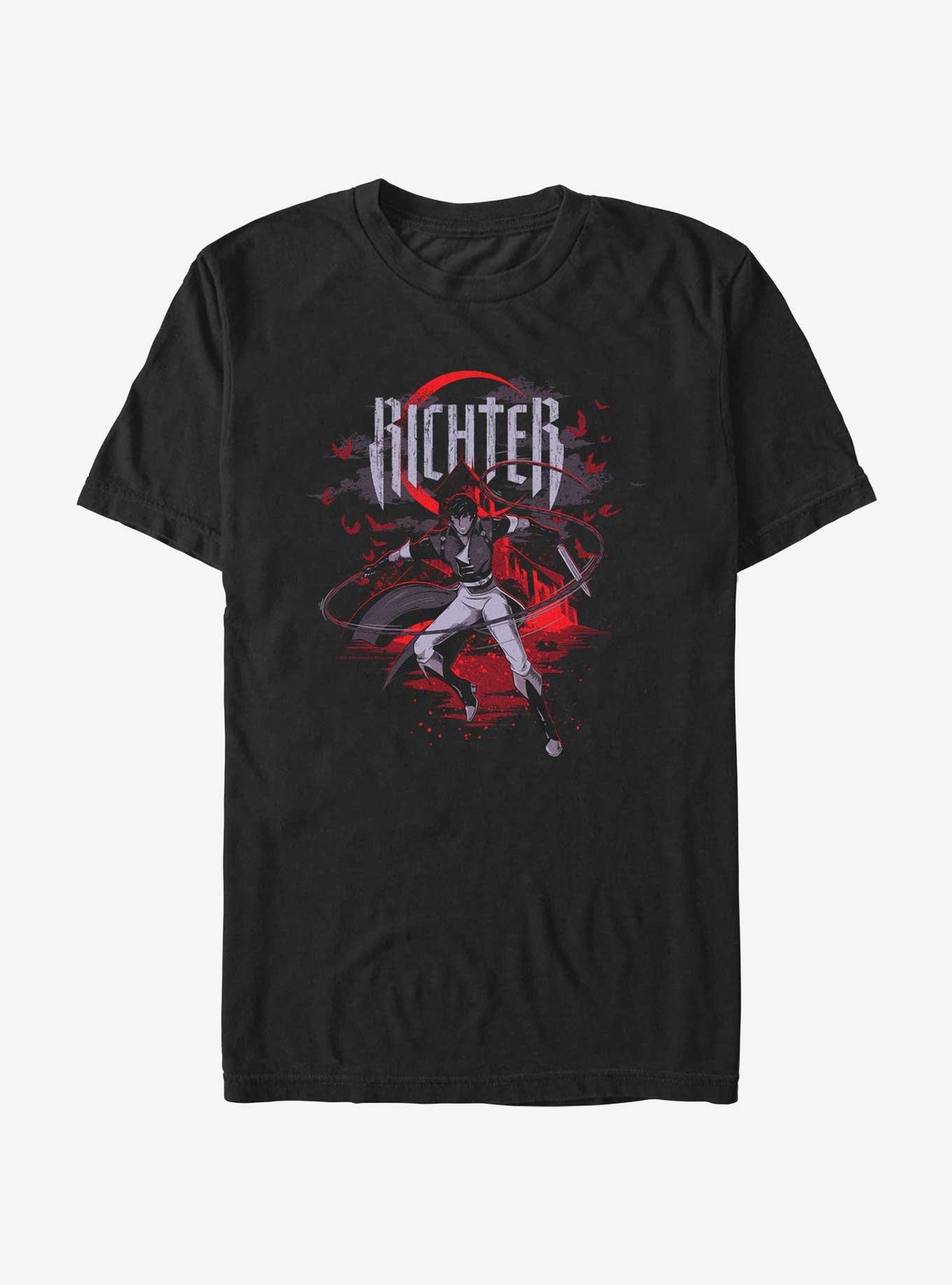 Castlevania: Nocturne Richter T-Shirt, BLACK, hi-res