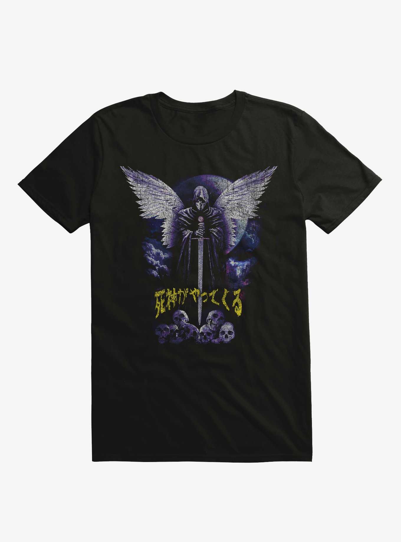 Winged Reaper With Sword T-Shirt, , hi-res