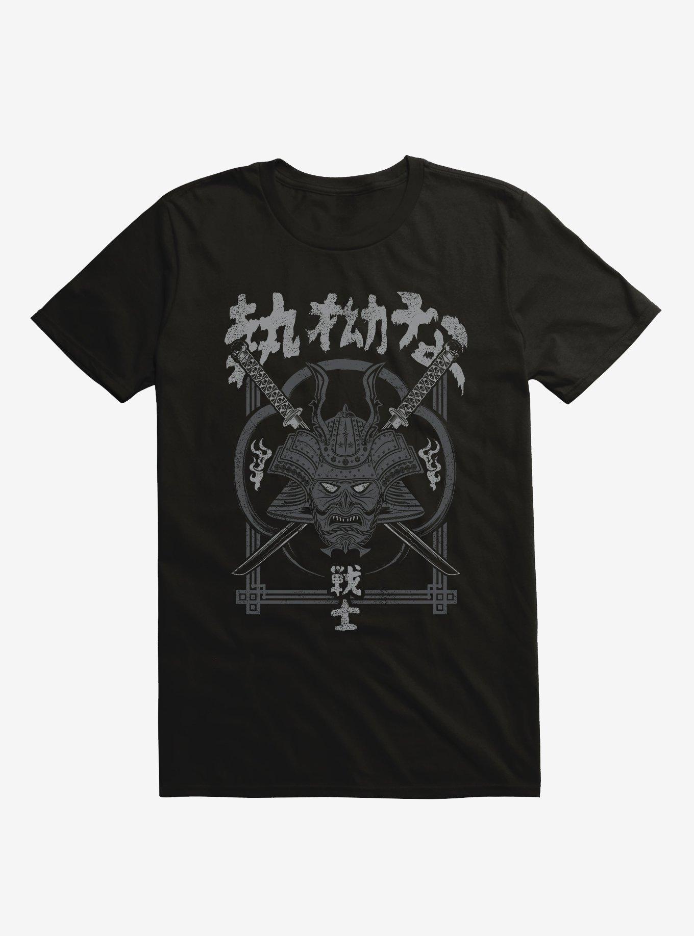 Samurai Swords T-Shirt, BLACK, hi-res