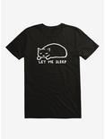 Let Me Sleep Cat T-Shirt By Trufflepig, BLACK, hi-res