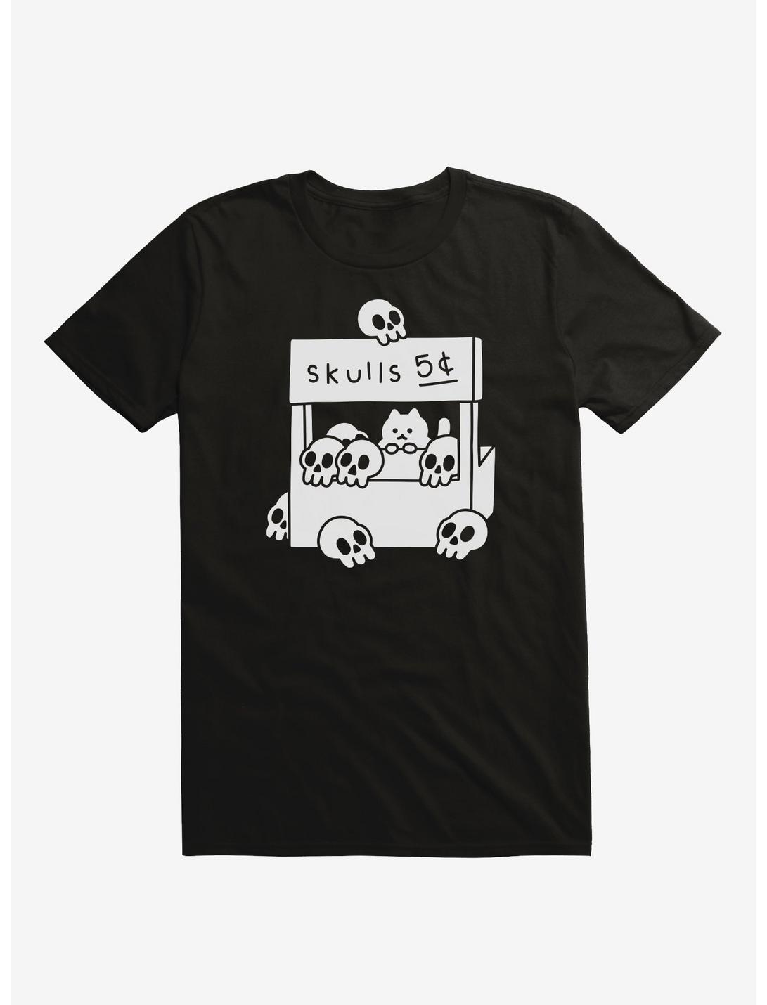 Skulls For Sale T-Shirt By Obinsun, BLACK, hi-res