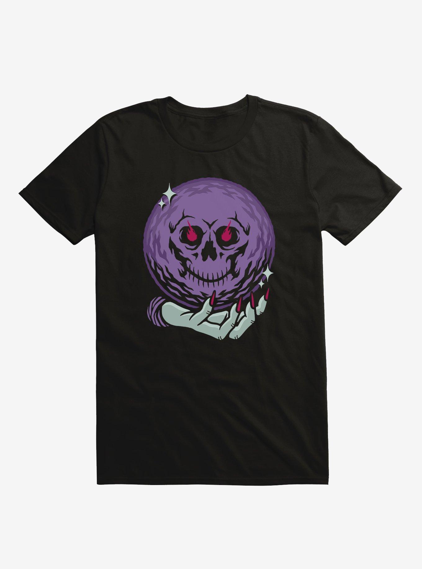 Death Crystal Ball T-Shirt By Deniart, , hi-res