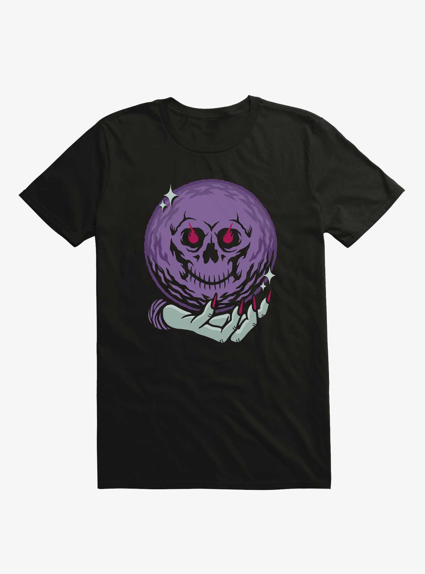 Death Crystal Ball T-Shirt By Deniart, , hi-res