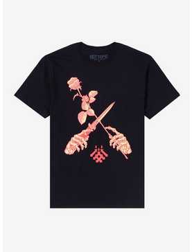 Skeleton Rose Lovesick T-Shirt By M.M.Muench, , hi-res