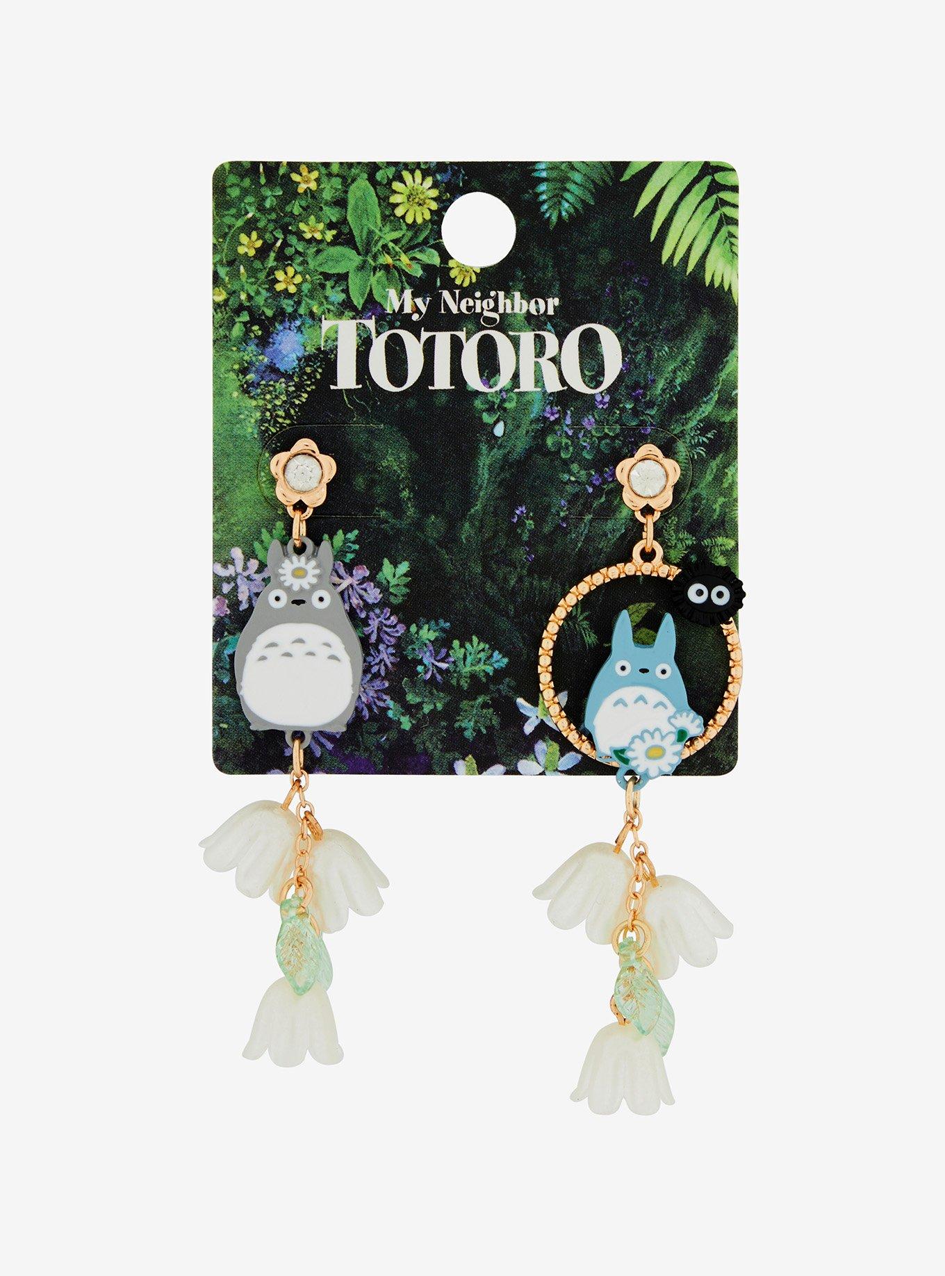 アクセサリー totoro...9760 Studio Ghibli My Neighbor Totoro Floral Earring Set