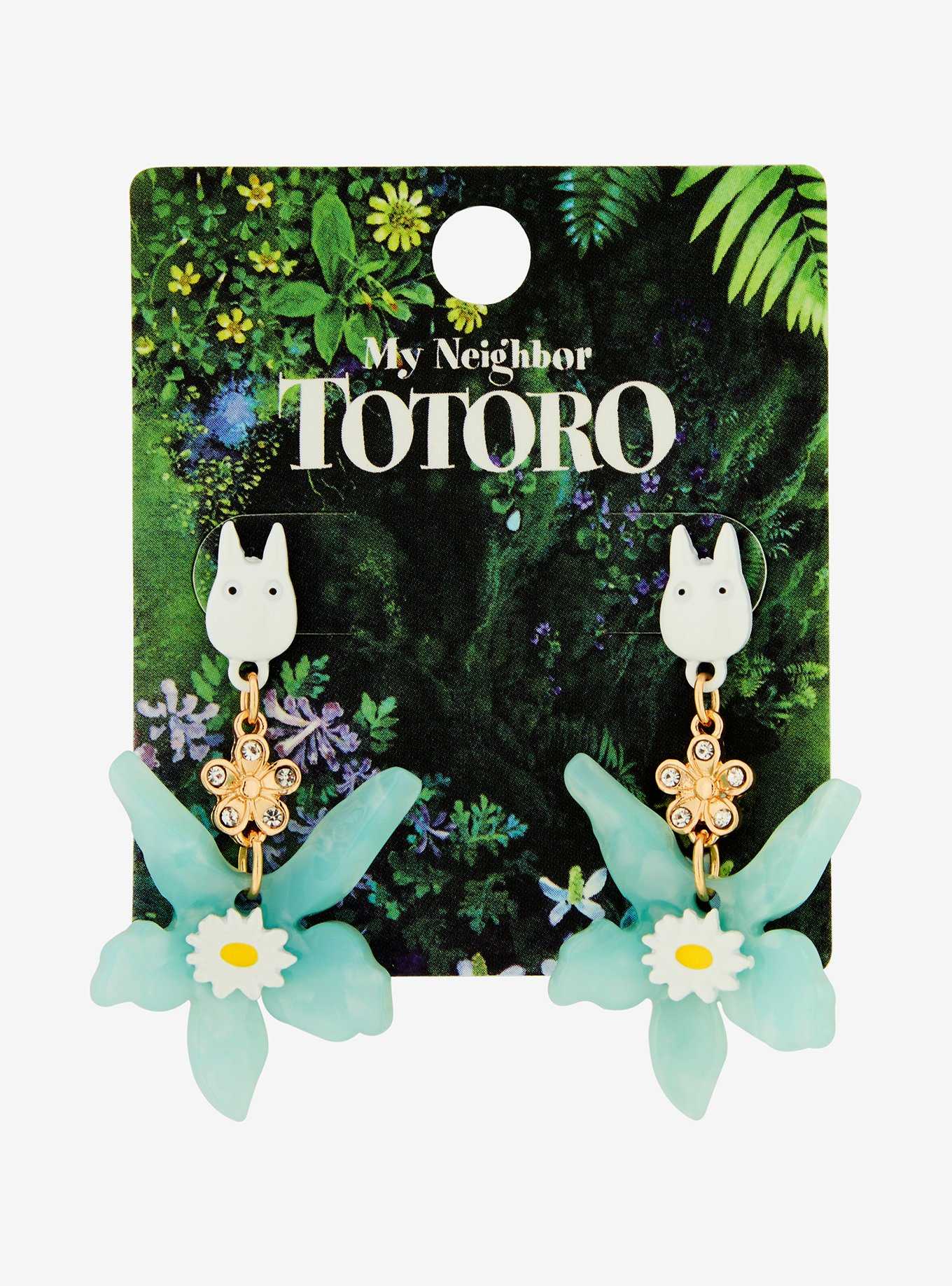 Studio Ghibli My Neighbor Totoro Flower Earrings — BoxLunch Exclusive, , hi-res