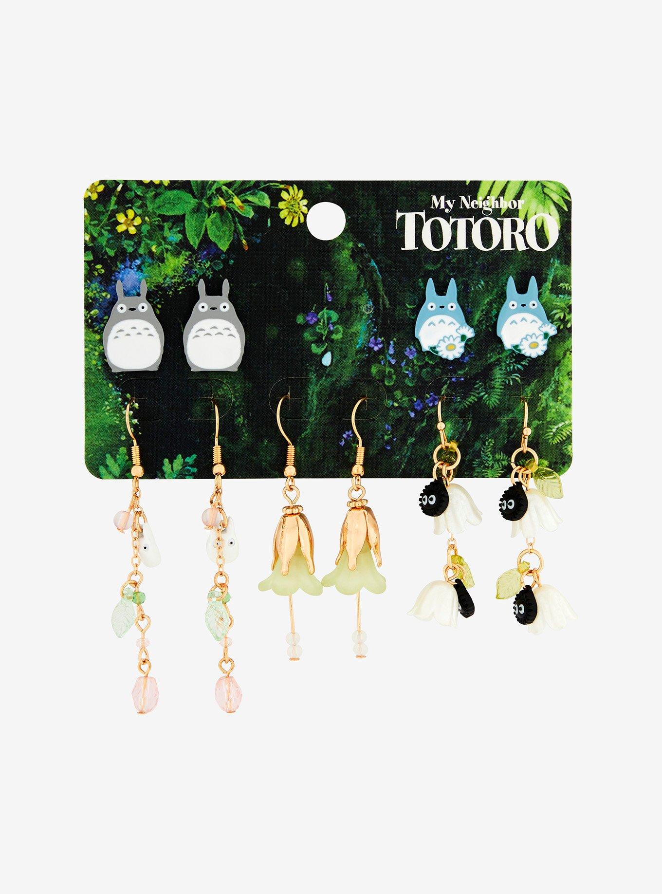 Studio Ghibli My Neighbor Totoro Floral Earring Set — BoxLunch Exclusive