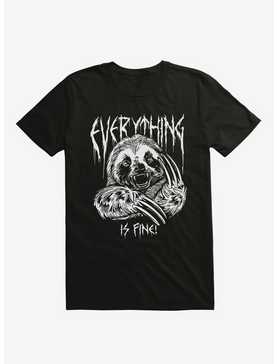 Sloth Everything Is Fine T-Shirt, , hi-res
