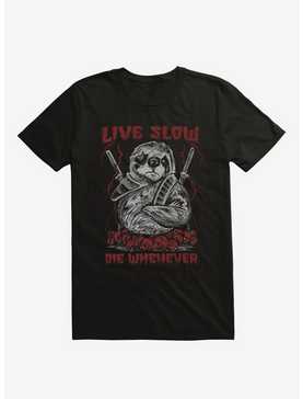Live Slow Die Whenever Sloth T-Shirt, , hi-res