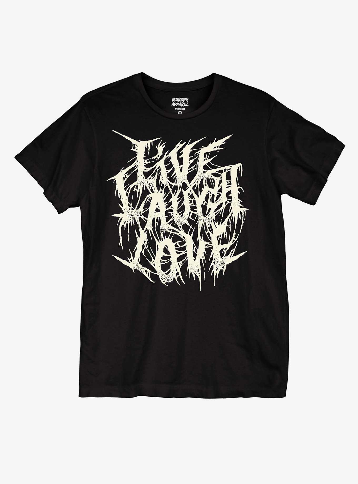 Twisted Live Laugh Love T-Shirt By Murder Apparel, , hi-res