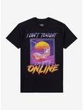 Going Online T-Shirt By Vapor95, BLACK, hi-res