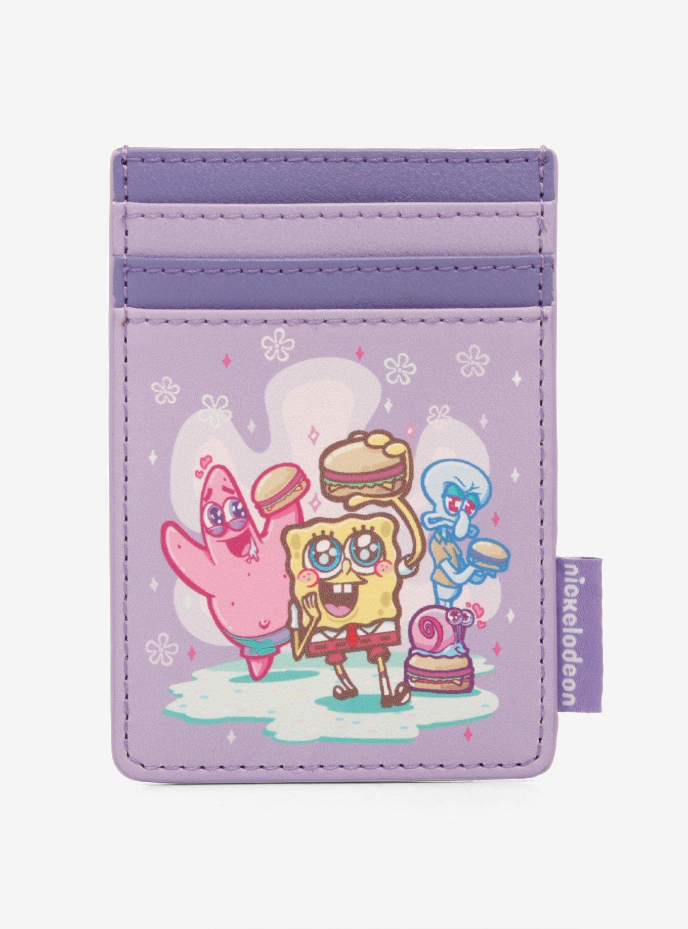 Loungefly SpongeBob SquarePants 25th Anniversary Lavender Cardholder, , hi-res