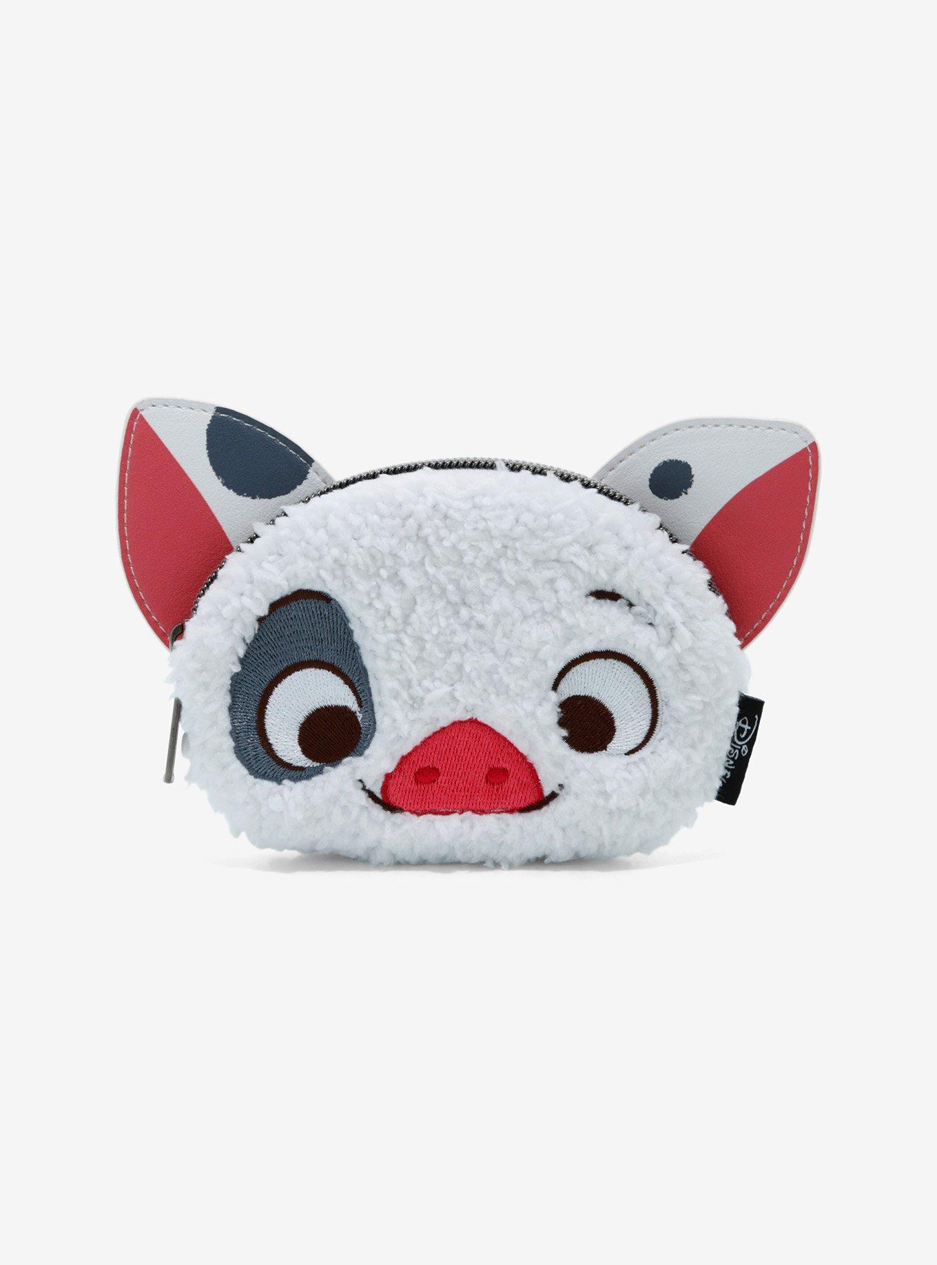 Loungefly Disney Moana Pua Fuzzy Coin Purse | Hot Topic