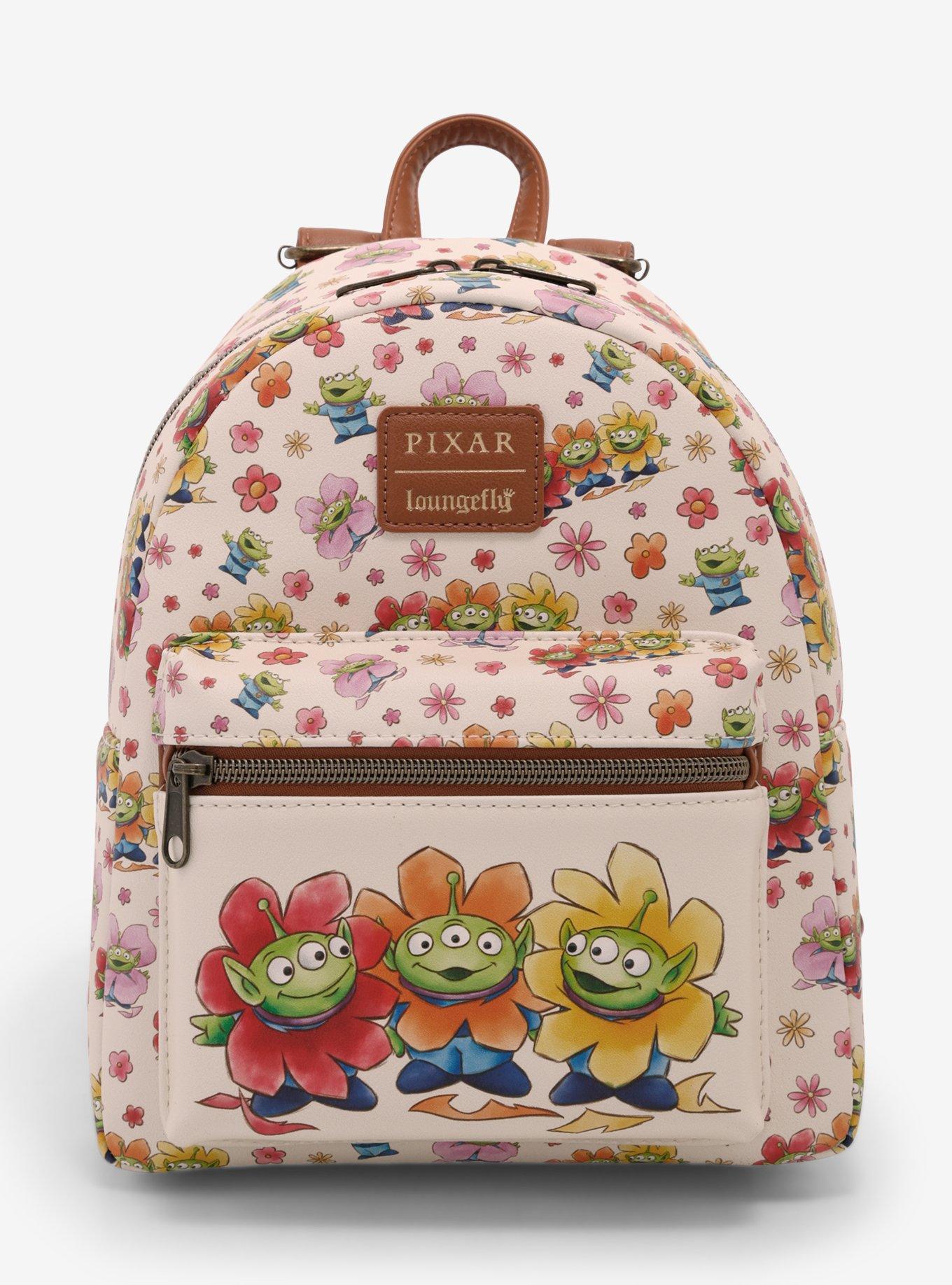 Loungefly Disney Pixar Toy Story Aliens Floral Mini Backpack