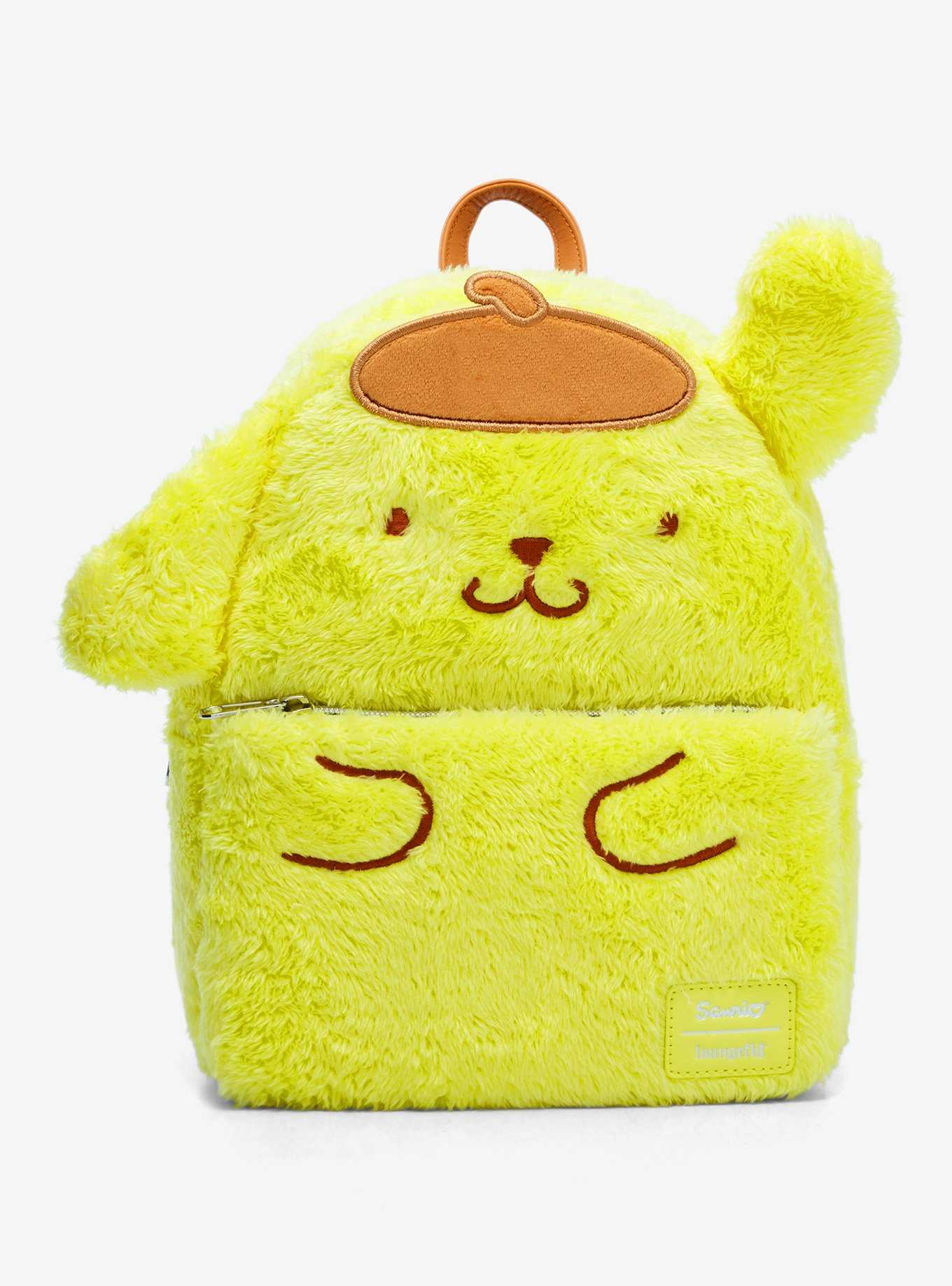 Loungefly Pompompurin Fuzzy Mini Backpack, , hi-res