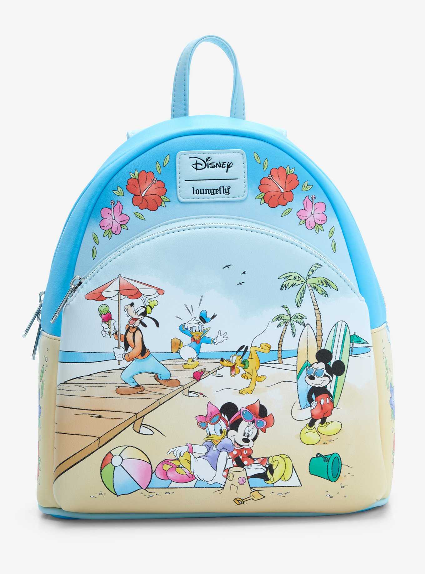 Loungefly Disney Mickey Mouse And Friends Beach Day Mini Backpack, , hi-res