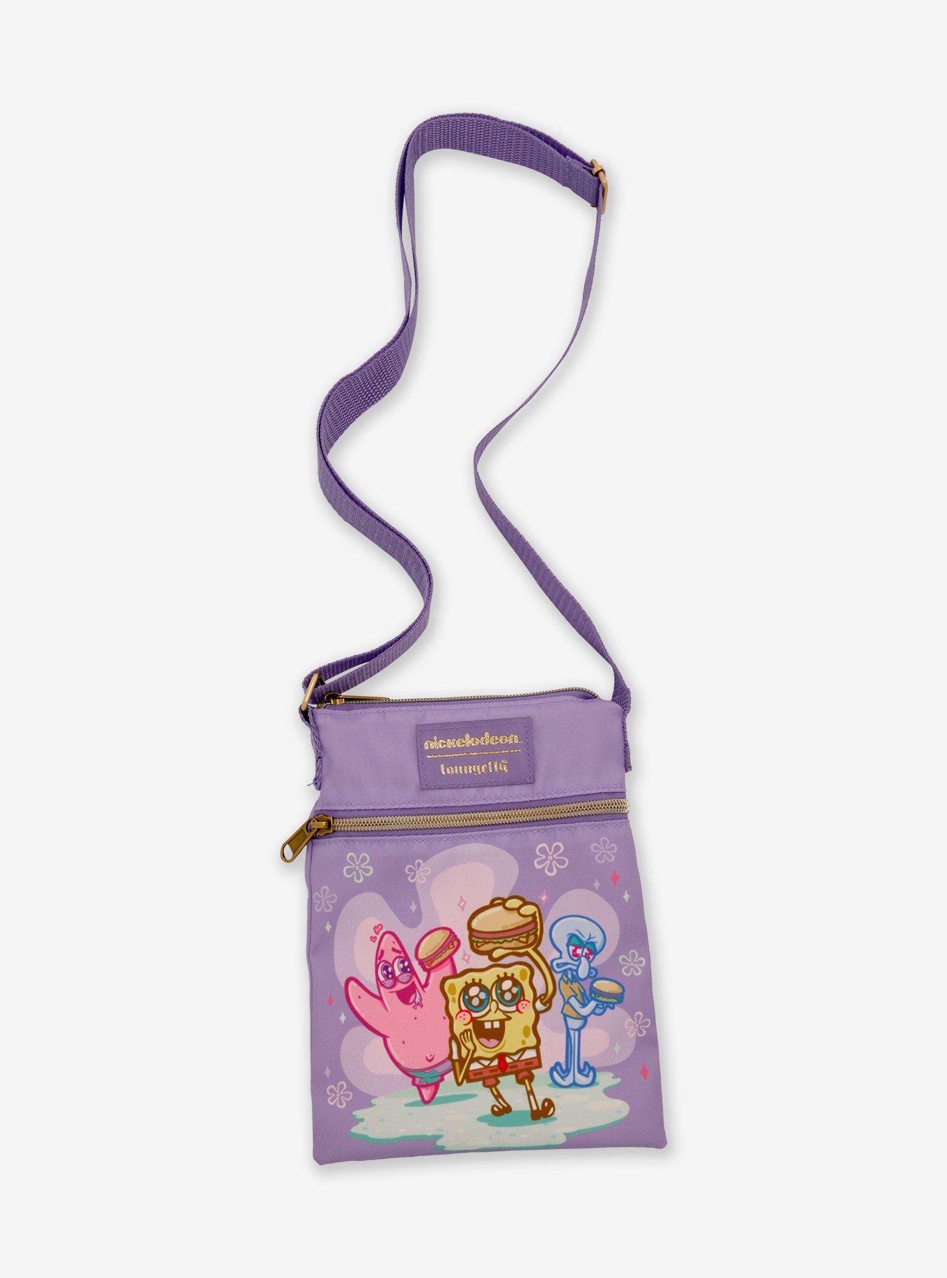 Loungefly SpongeBob SquarePants Trio Krabby Patty Passport Crossbody Bag, , hi-res