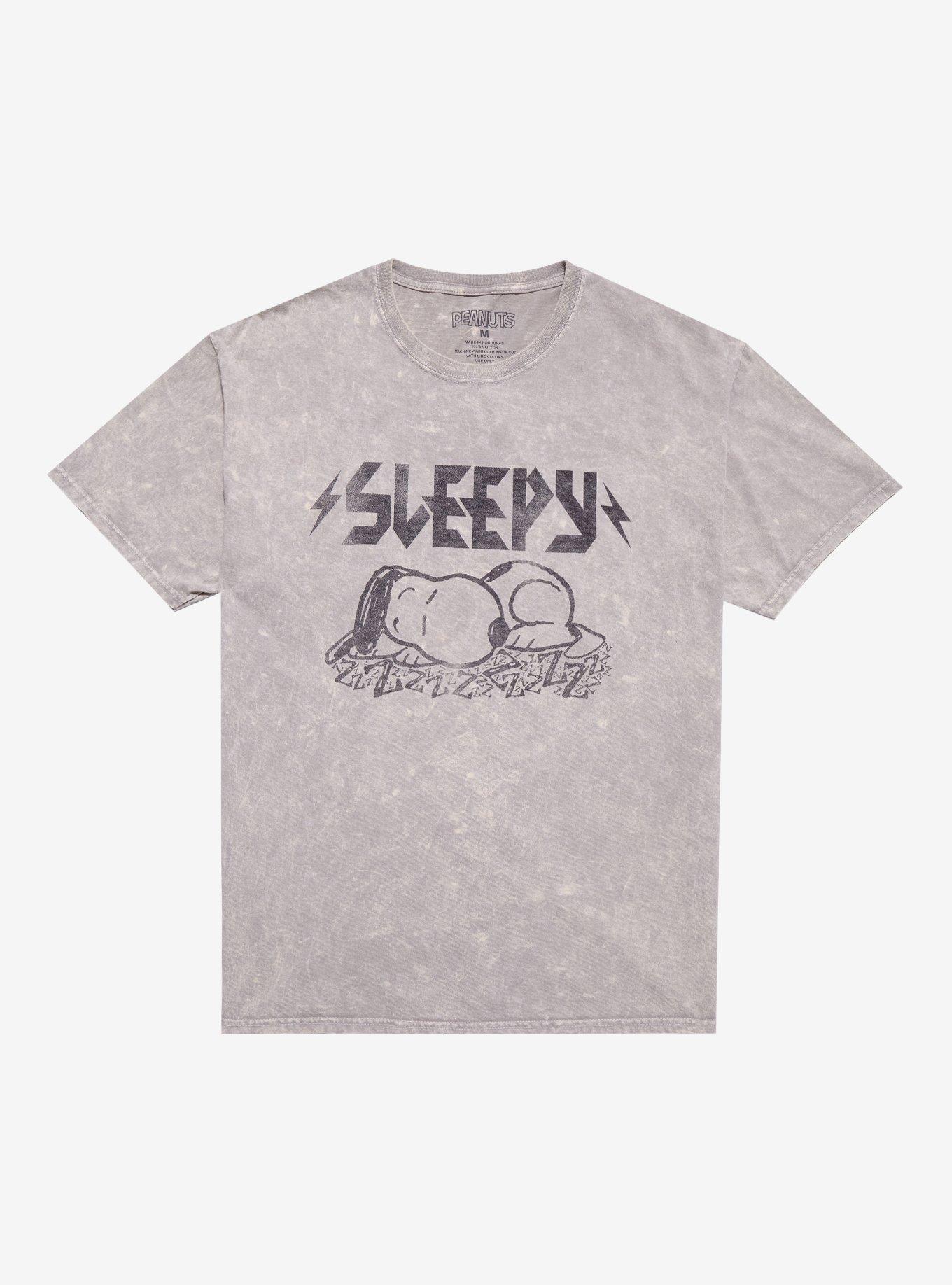 Peanuts Snoopy Sleepy Light Wash T-Shirt, MULTI, hi-res