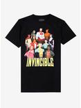 Invincible Group Shot T-Shirt, BLACK, hi-res