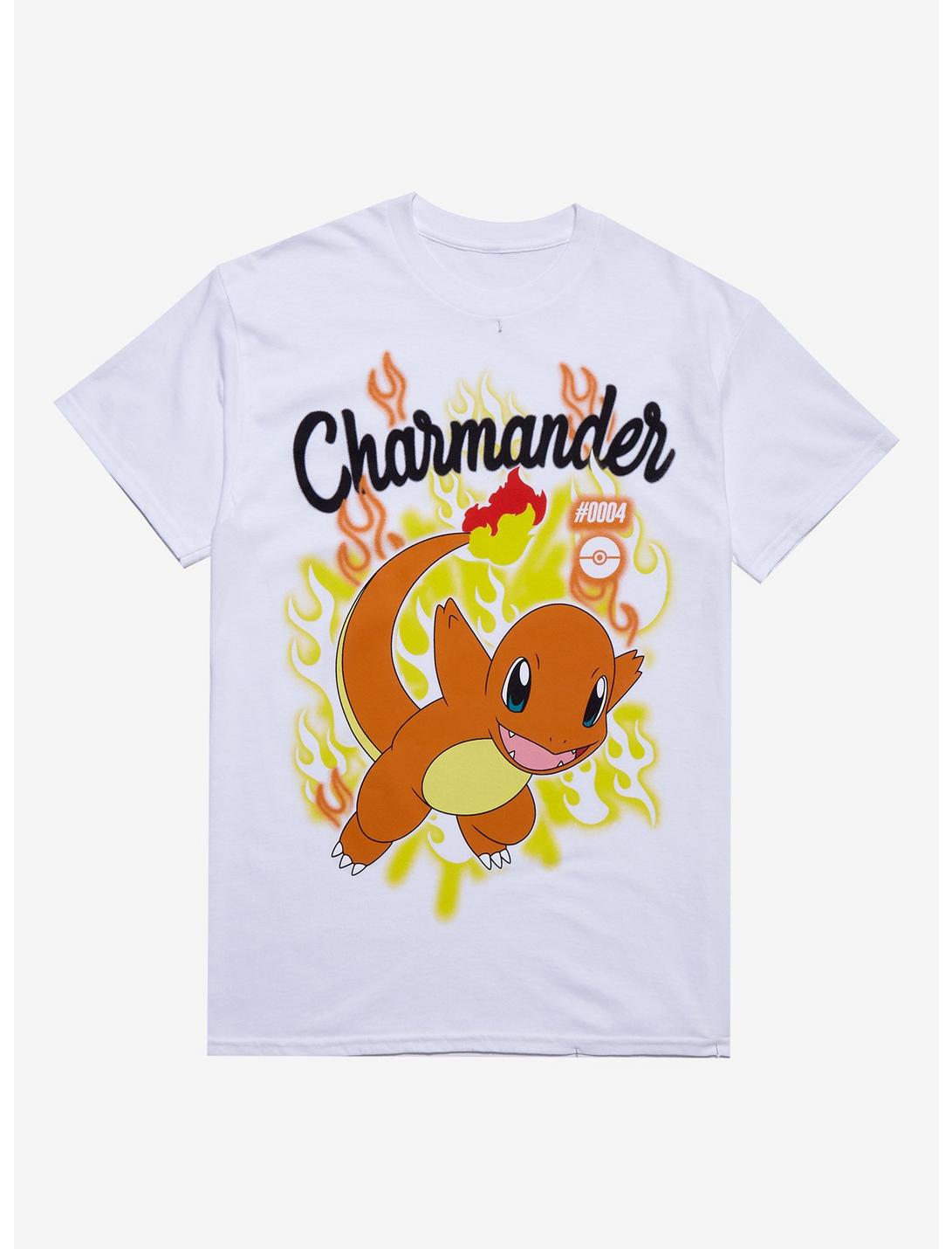 Pokemon Charmander Airbrush T-Shirt, MULTI, hi-res