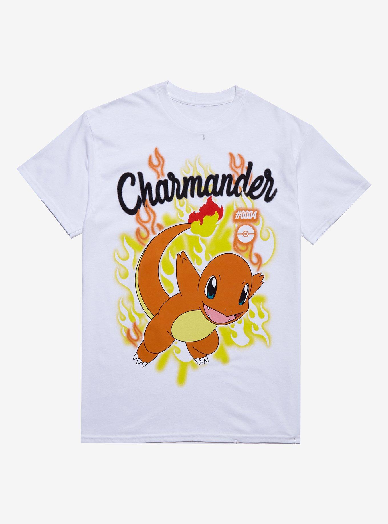 Pokemon Charmander Airbrush T-Shirt, MULTI, hi-res