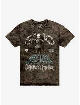 Jujutsu Kaisen Gojo Grey Mineral Wash T-Shirt, , hi-res