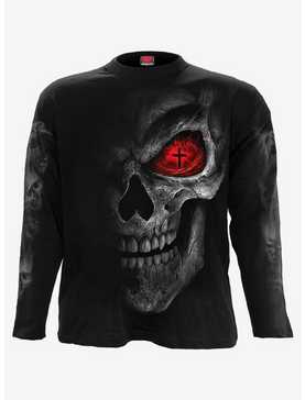 Spiral Death Stare Long Sleeve T-Shirt Black, , hi-res