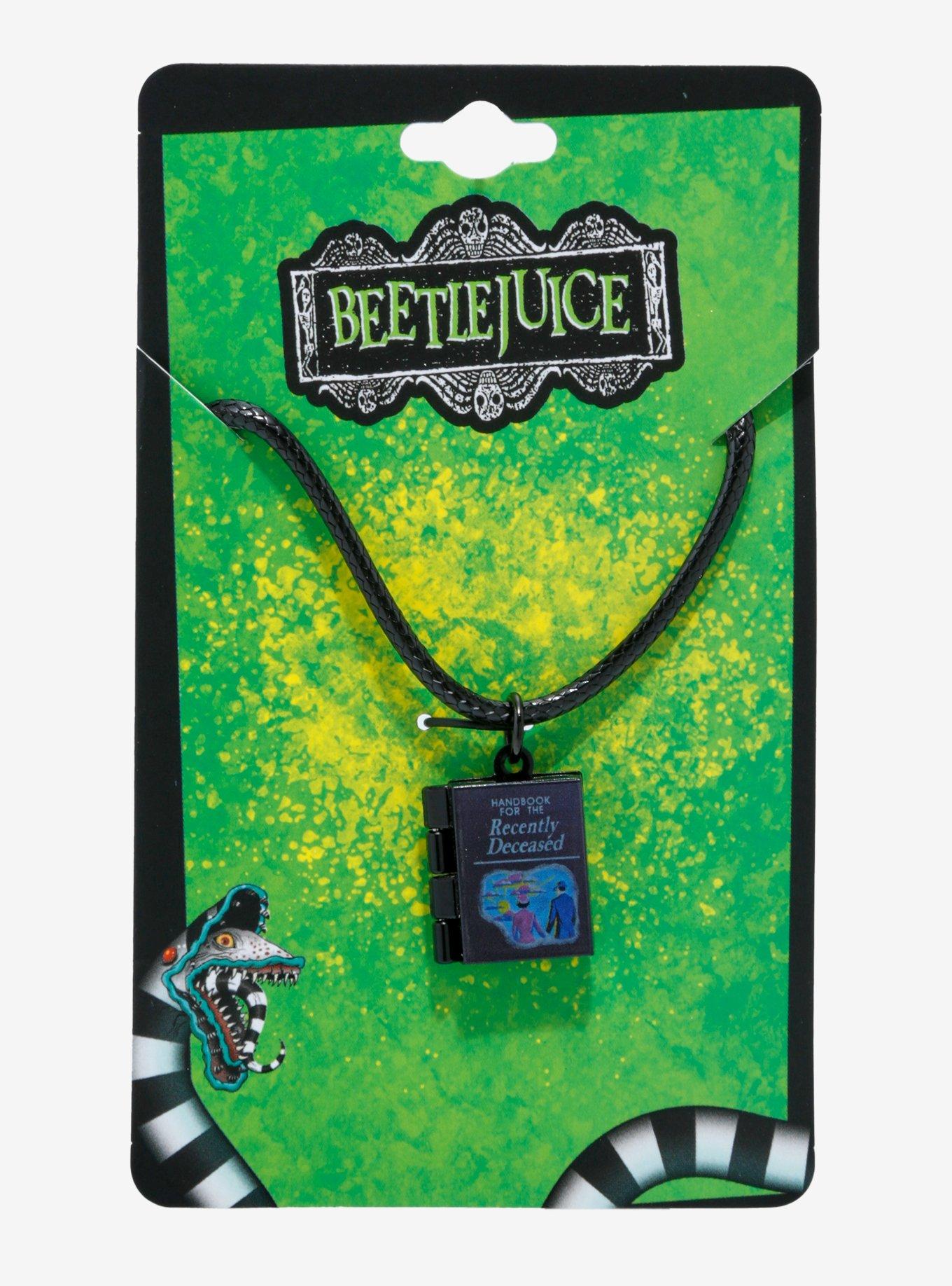 Beetlejuice Handbook For The Recently Deceased Cord Necklace