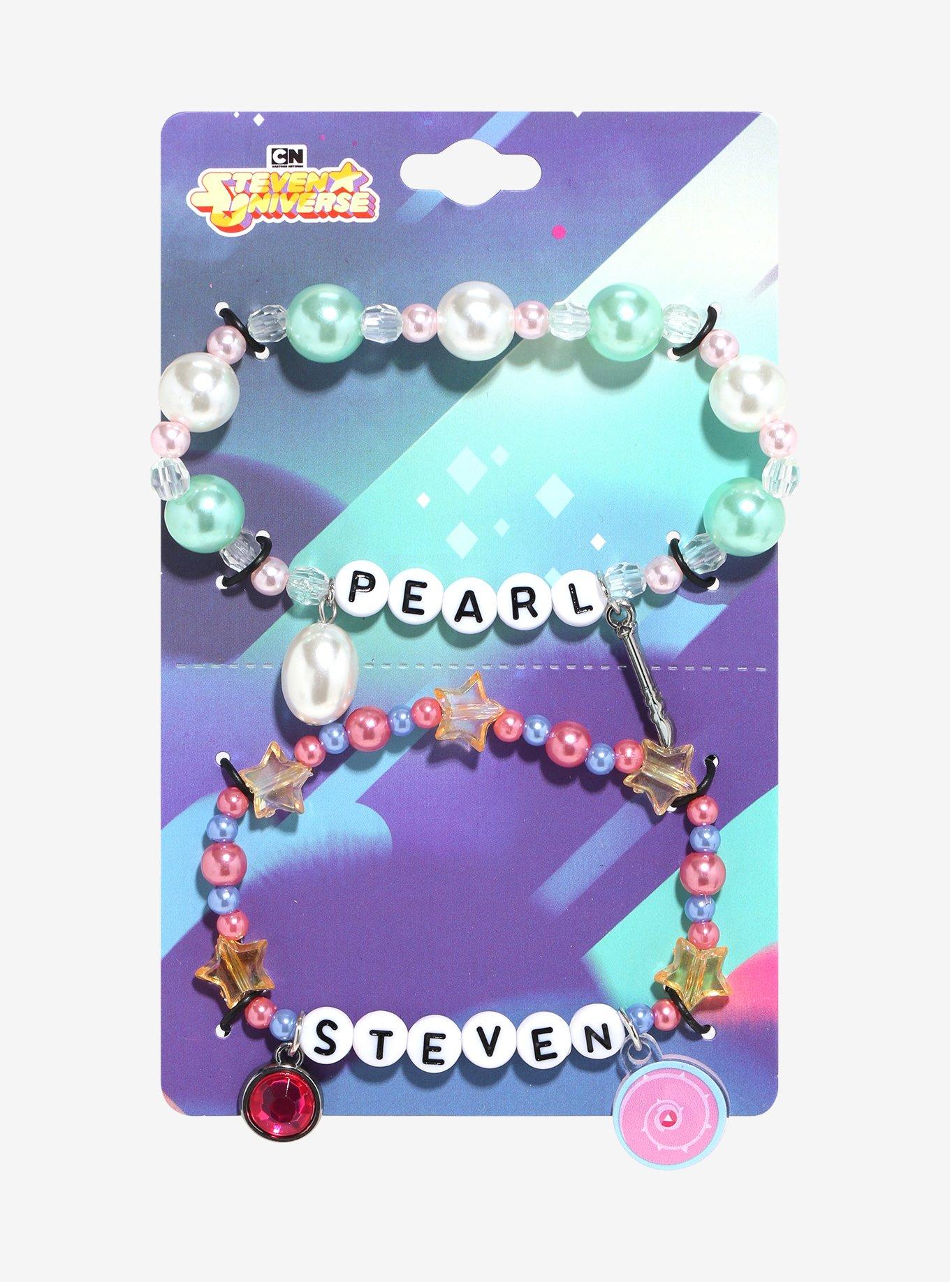 Steven Universe Pearl & Steven Best Friend Bracelet Set | Hot Topic