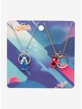 Steven Universe Ruby & Sapphire Best Friend Pendant Necklace Set, , hi-res