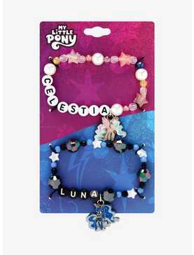 My Little Pony Celestia & Luna Best Friend Bead Bracelet Set, , hi-res