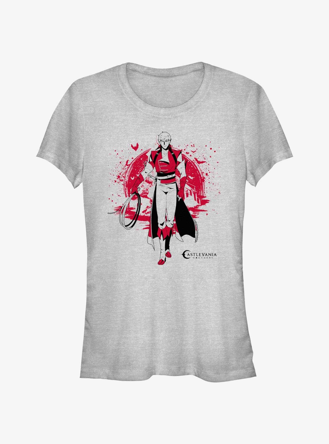 Castlevania: Nocturne Richter Focus Girls T-Shirt, ATH HTR, hi-res