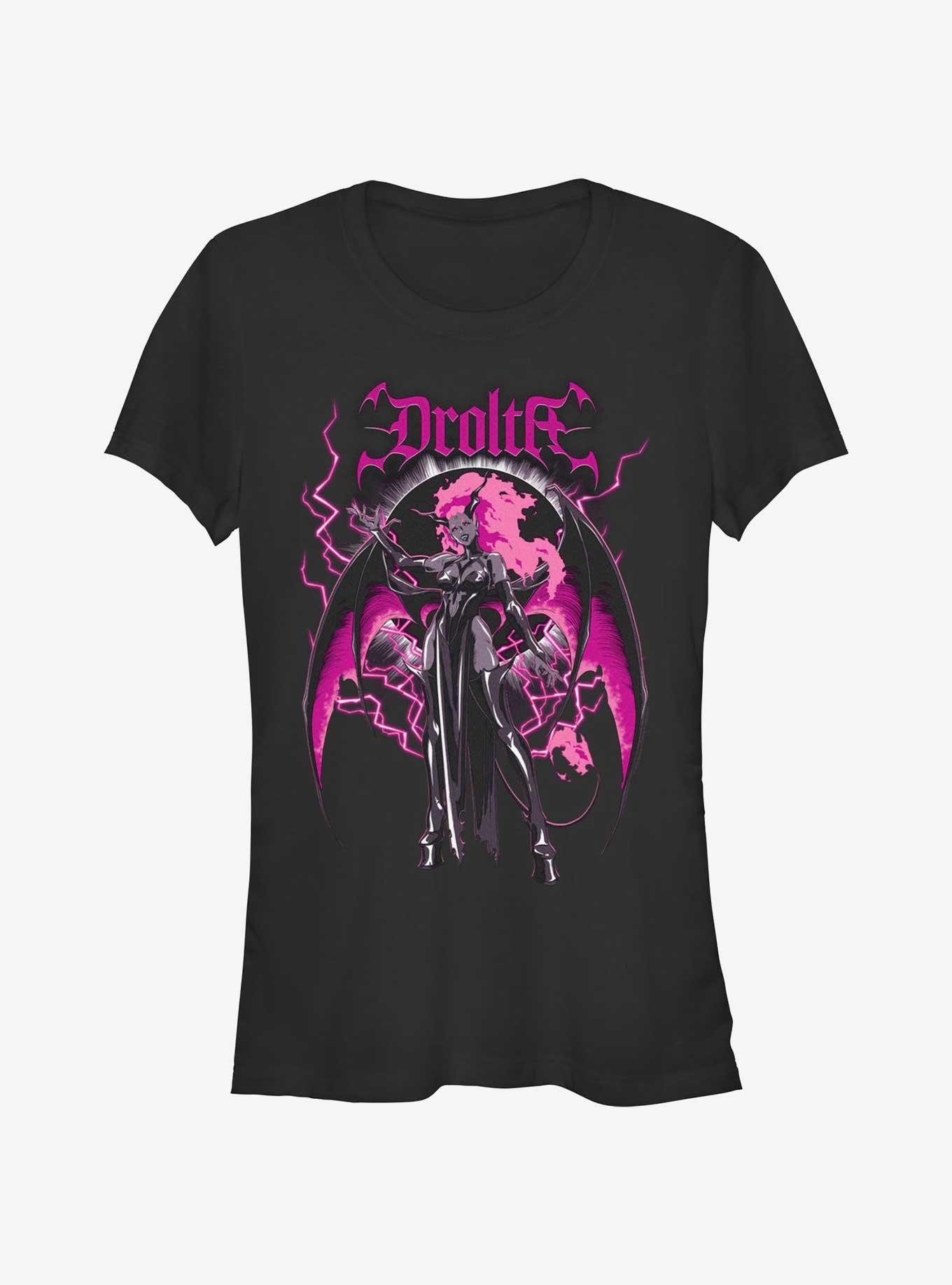 Castlevania: Nocturne Drolta Full Body Girls T-Shirt, BLACK, hi-res