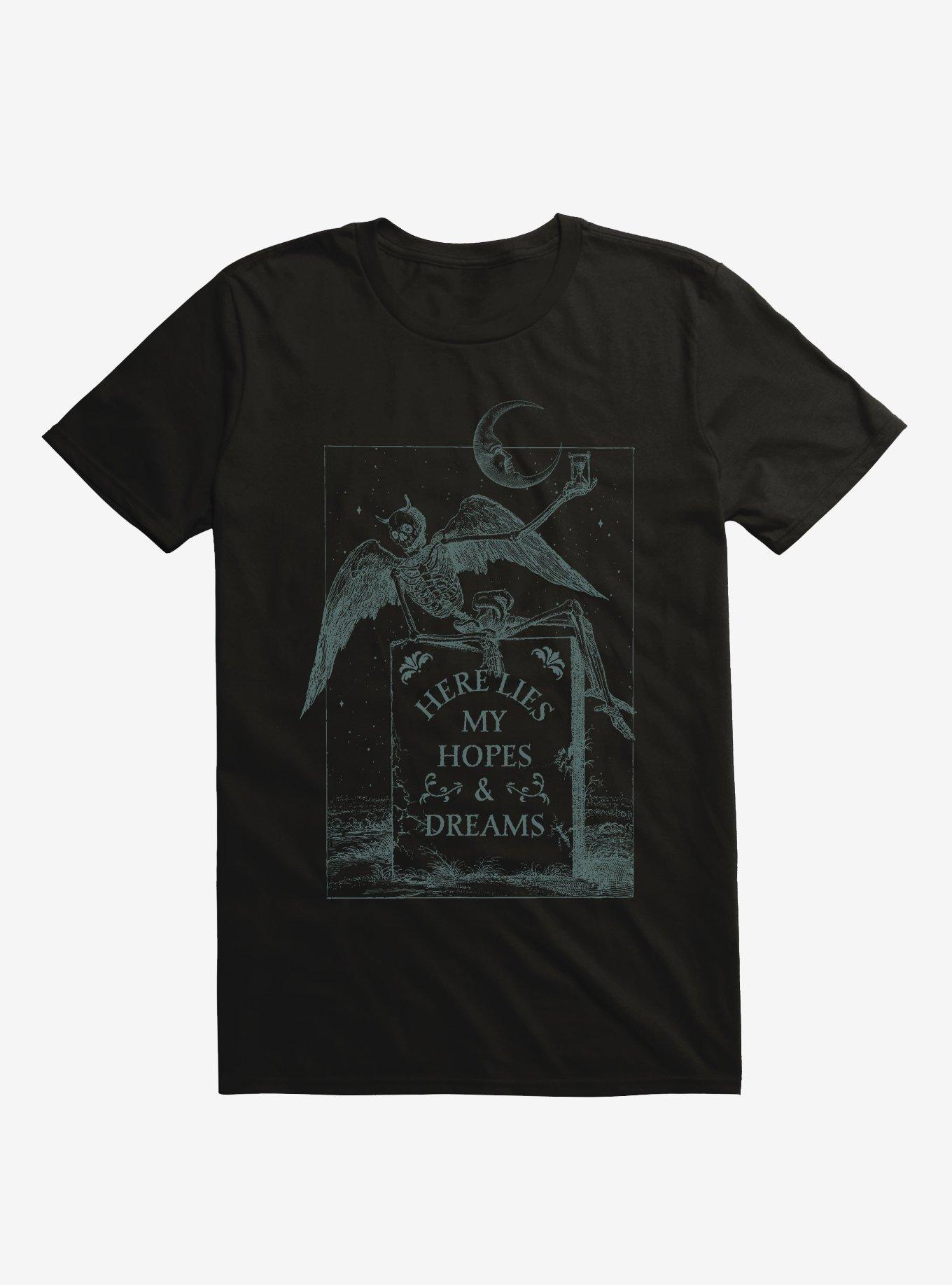 Hopes & Dreams Tombstone T-Shirt, BLACK, hi-res