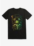 Winged Frog Mushroom T-Shirt, BLACK, hi-res