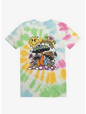 Trippy Mushroom Tie-Dye T-Shirt, , hi-res