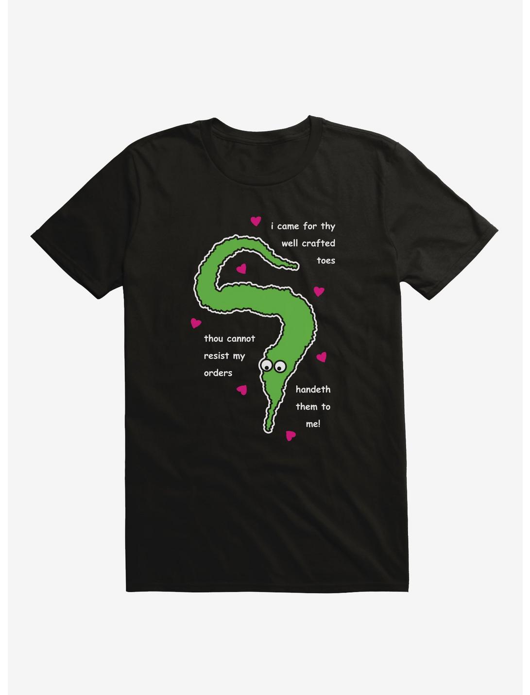 Toes For Worm Hearts T-Shirt, BLACK, hi-res